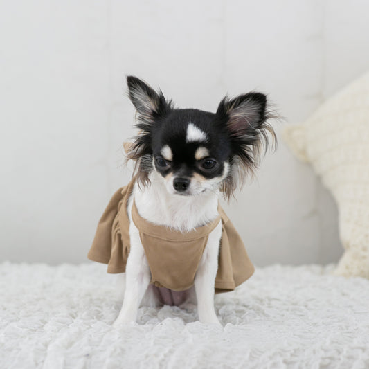 カットスウェードペプラムブラウス