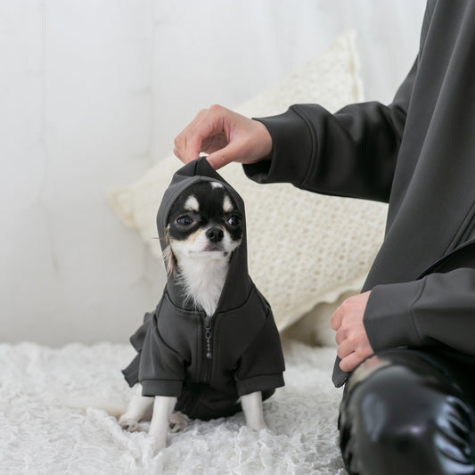 バックフレアZIPパーカー