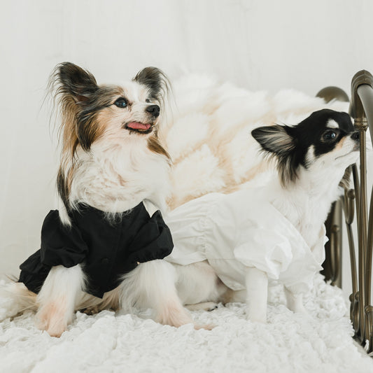 スクエアネックパフスリーブワンピース・ロンパース